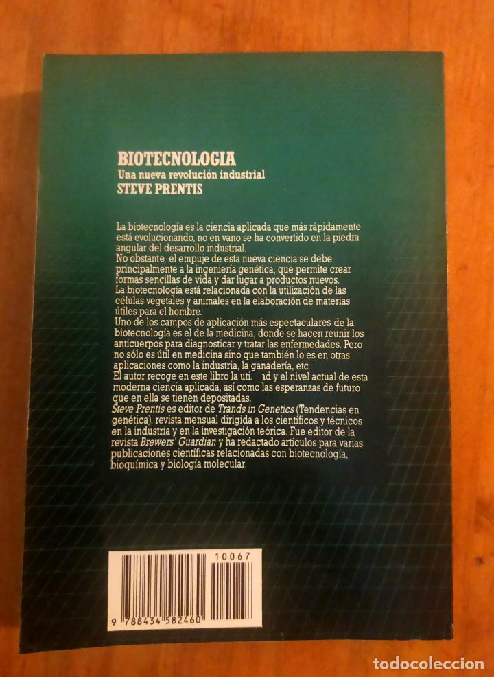 Libros de segunda mano: BIOTECNOLOGIA - STEVE PRENTS - Foto 2