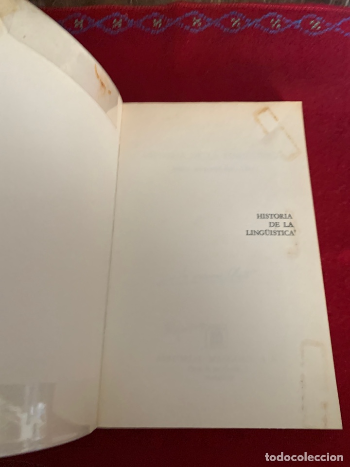 Libros de segunda mano: Historia de la ling&uuml;&iacute;stica. Jes&uacute;s-Antonio Collado. - Foto 3