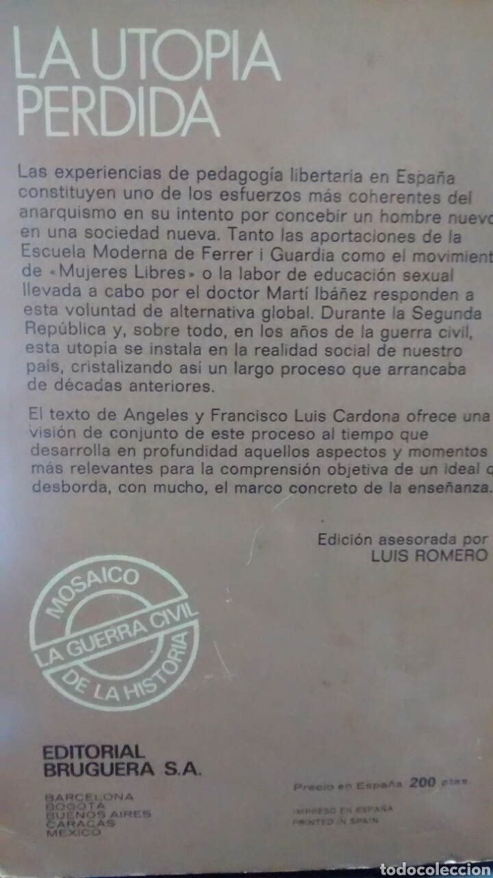 Libros de segunda mano: LA UTOPIA PERDIDA DE A Y F.L. CARDONA - Foto 2