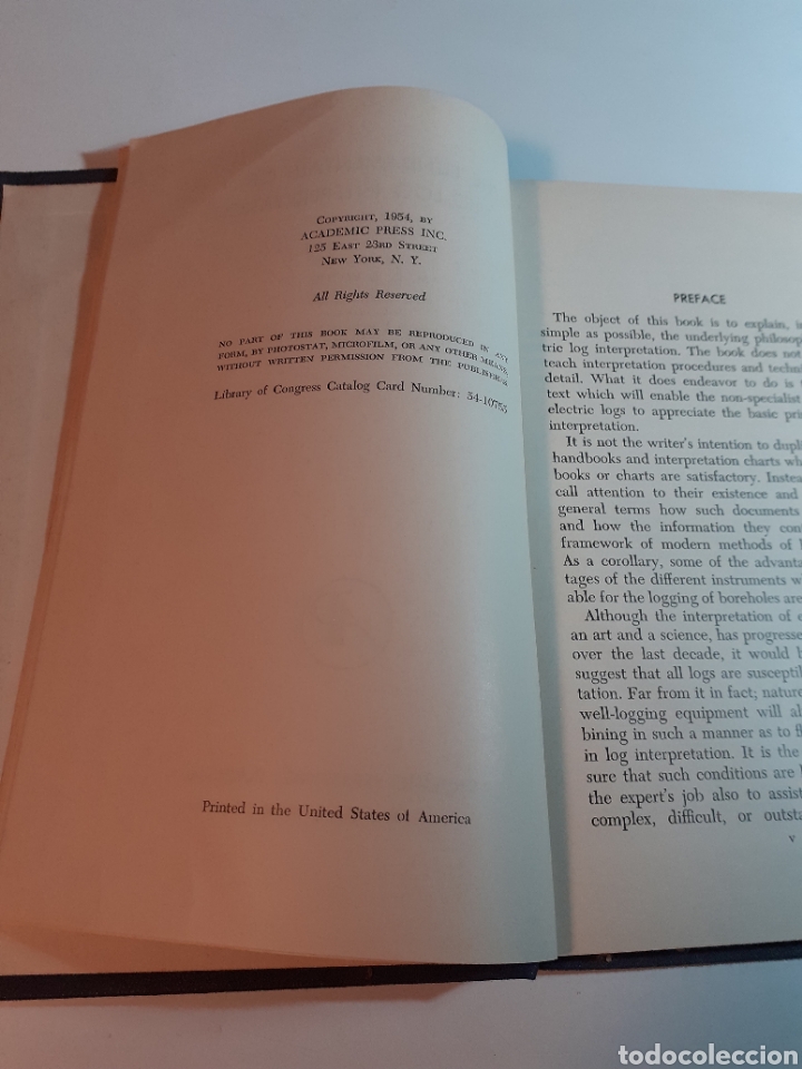 Libros de segunda mano: Electric log interpretation M. R. J. Willie ingl&eacute;s 1954 Libro de referencia - Foto 4