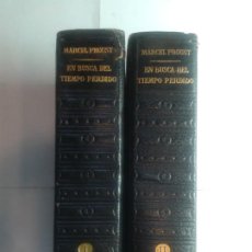 Libros de segunda mano: EN BUSCA DEL TIEMPO PÉRDIDO TOMO I Y II 1952 - 1964 MARCEL PROUST 1ª Y 2ª EDICIÓN PLAZA & JANÉS. Lote 384486799