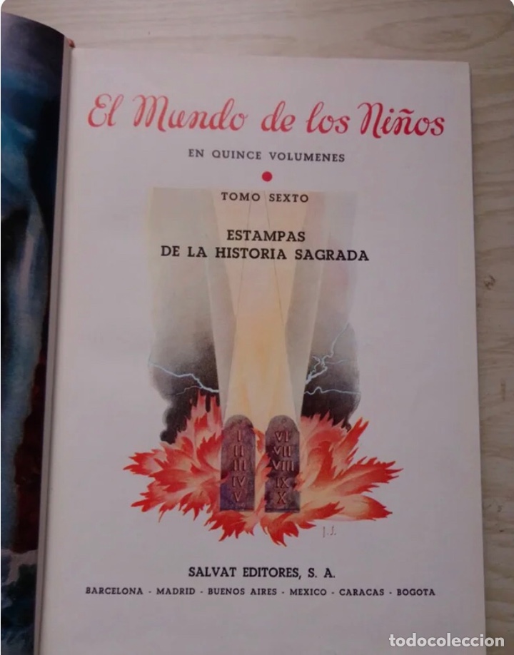 Libros de segunda mano: ESTAMPAS DE LA HISTORIA SAGRADA. A&ntilde;o 1960 - Foto 3