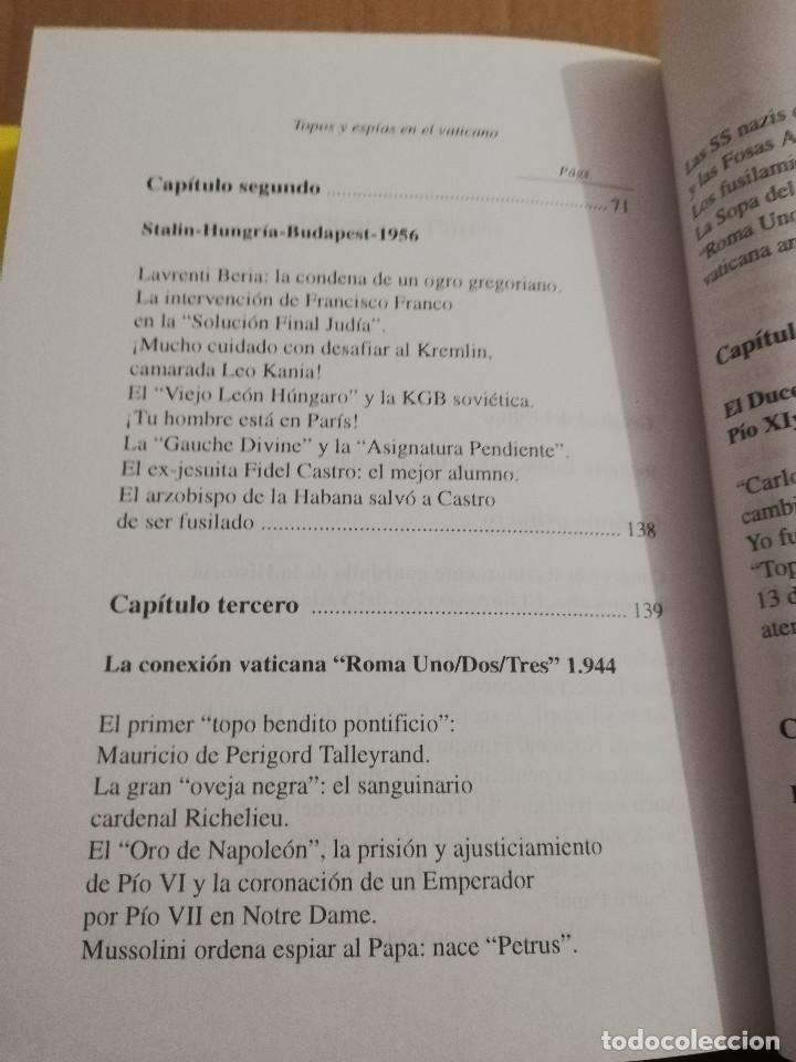 Libros de segunda mano: TOPOS Y ESP&Iacute;AS EN EL VATICANO (&Aacute;LVARO BAEZA L.) - Foto 4
