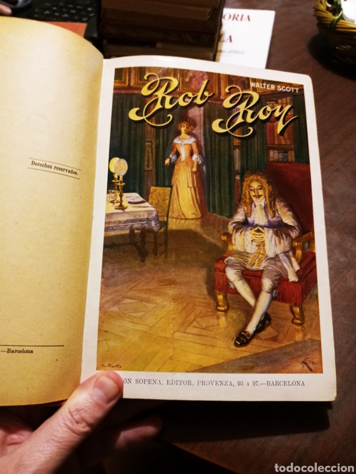 Libros de segunda mano: Rob Roy. Por Walter Scott. Ed Ramon Sopena - Foto 5