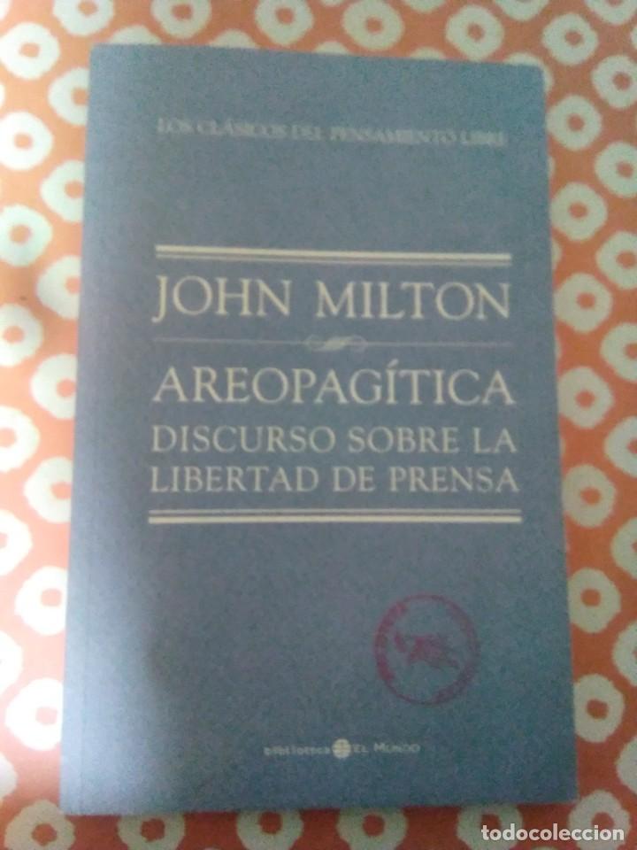 Libros de segunda mano: JOHN MILTON.- Areopag&iacute;tica. - Foto 1