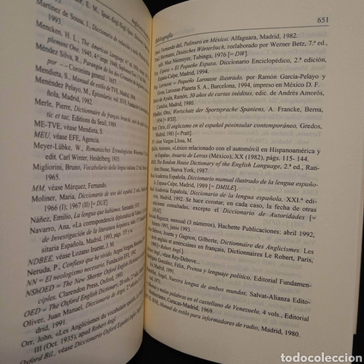 Libros de segunda mano: ANGLICISMOS HISP&Aacute;NICOS - EMILIO LORENZO - GREDOS 1996 - Foto 7