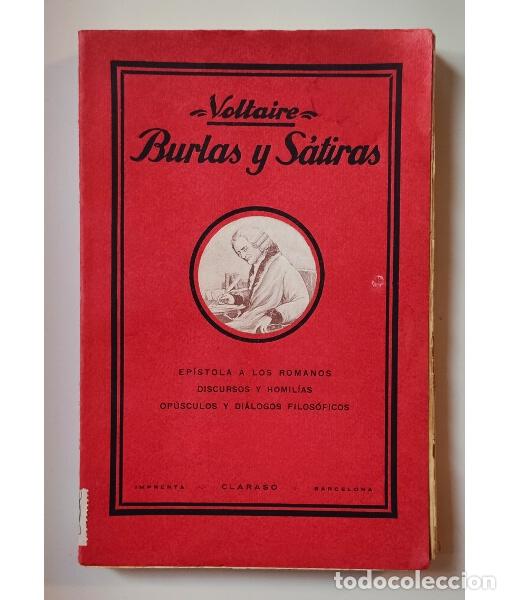 Libros de segunda mano: BURLAS Y S&Aacute;TIRAS. VOLTAIRE. Antonio Roch. 1950. - Foto 1