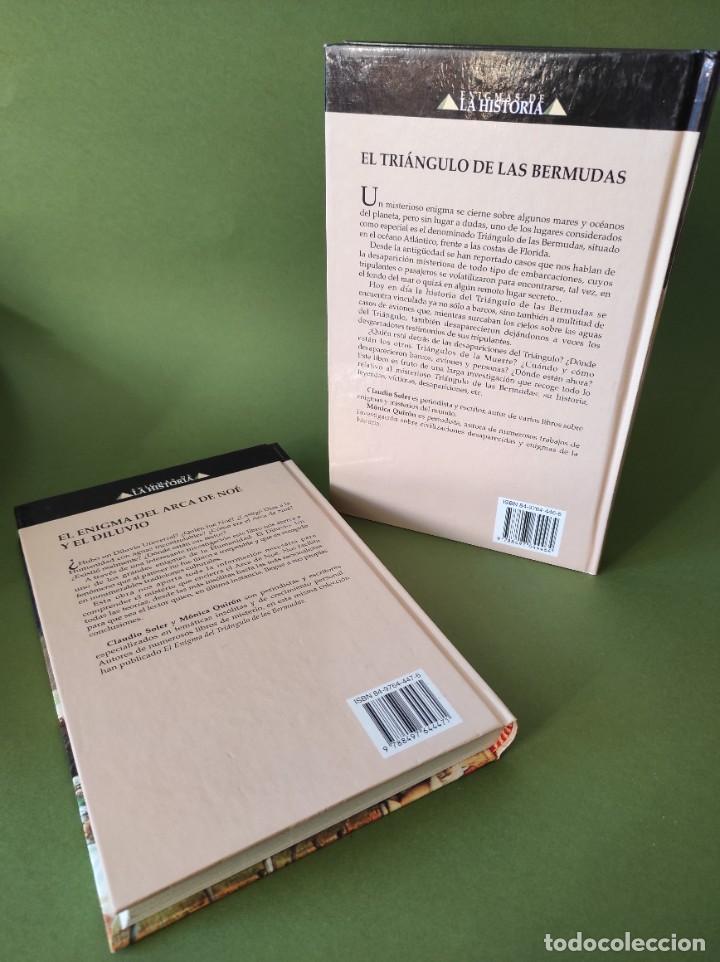 Libros de segunda mano: COLECCI&Oacute;N ENIGMAS DE LA HISTORIA - El Tri&aacute;ngulo de las Bermudas / El Enigma del Arca de No&eacute; ... - Foto 2