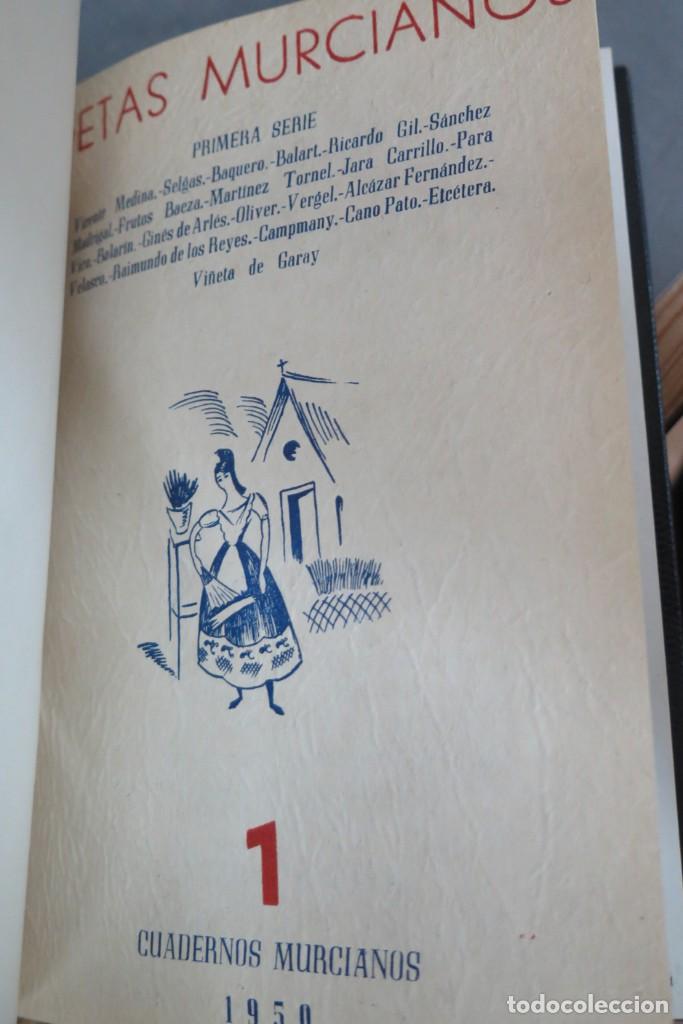 Libros de segunda mano: CUADERNOS MURCIANOS. 8 NUMEROS. ENCUADERNACION LUJO - Foto 2