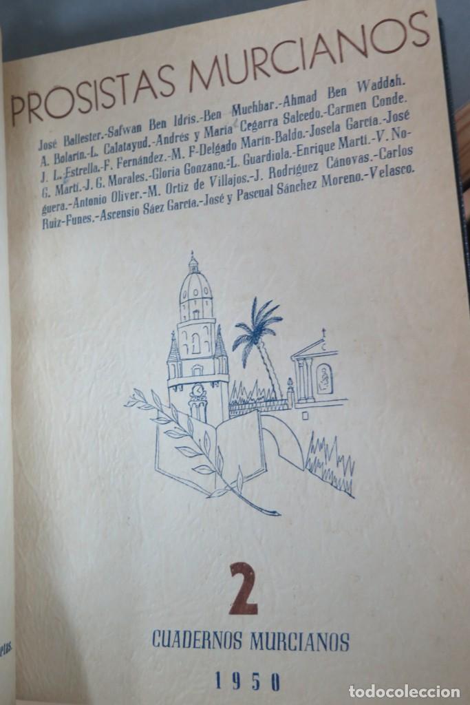 Libros de segunda mano: CUADERNOS MURCIANOS. 8 NUMEROS. ENCUADERNACION LUJO - Foto 3