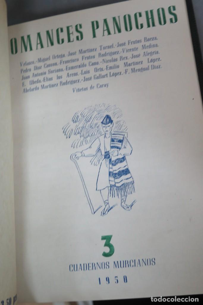 Libros de segunda mano: CUADERNOS MURCIANOS. 8 NUMEROS. ENCUADERNACION LUJO - Foto 4
