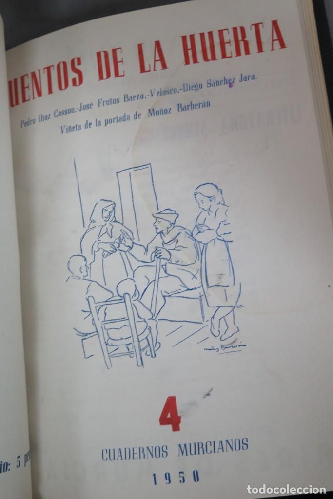 Libros de segunda mano: CUADERNOS MURCIANOS. 8 NUMEROS. ENCUADERNACION LUJO - Foto 5
