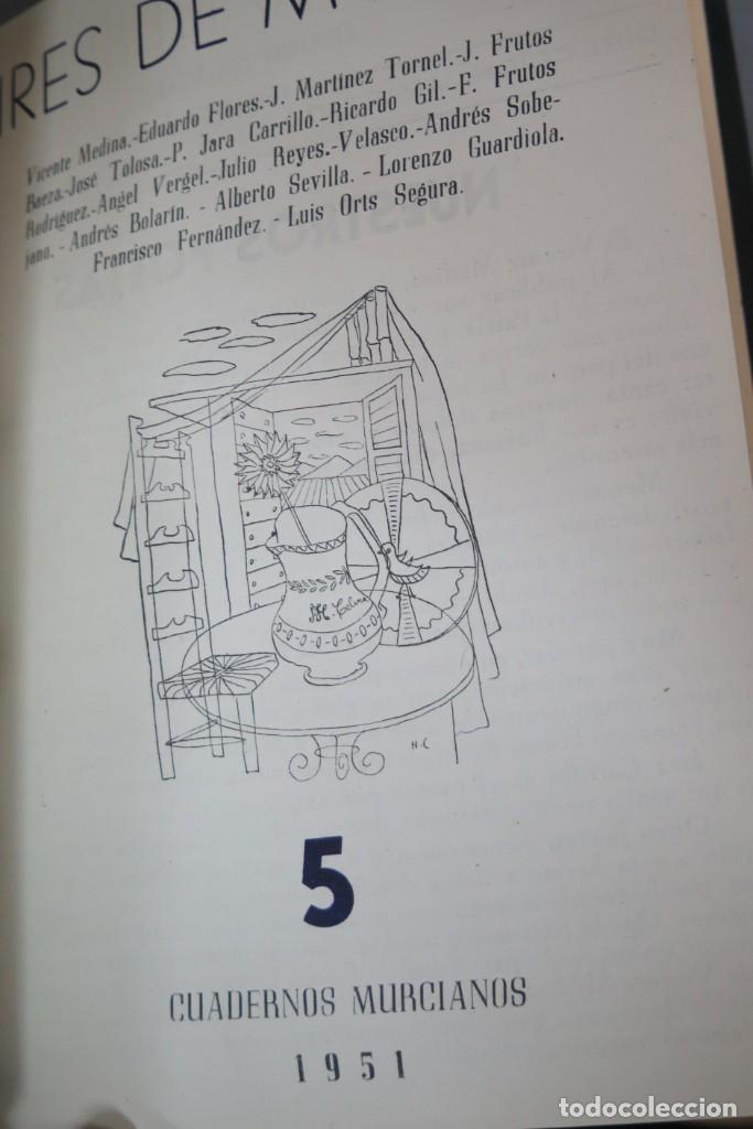 Libros de segunda mano: CUADERNOS MURCIANOS. 8 NUMEROS. ENCUADERNACION LUJO - Foto 6