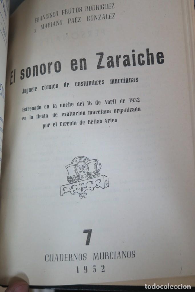 Libros de segunda mano: CUADERNOS MURCIANOS. 8 NUMEROS. ENCUADERNACION LUJO - Foto 8