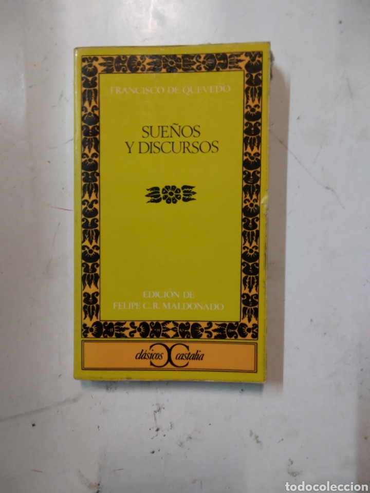 Libros de segunda mano: Francisco Quevedo, Sue&ntilde;os y discursos, Clasicos Castalia - Foto 1