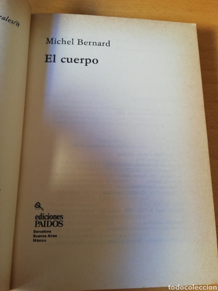Libros de segunda mano: EL CUERPO (MICHEL BERNARD) - Foto 2