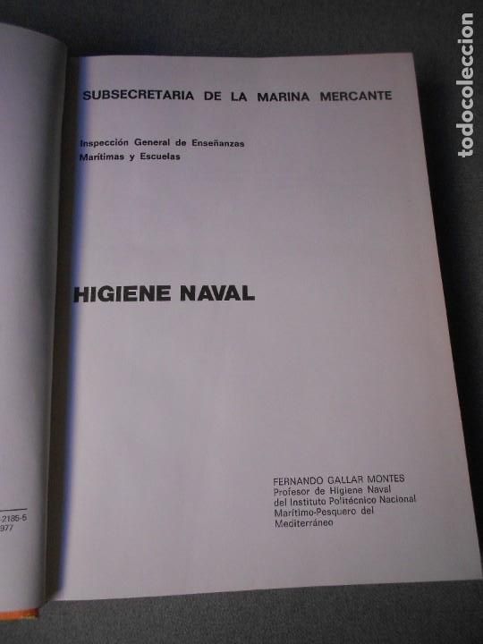 Libros de segunda mano: HIGIENE NAVAL - Foto 2