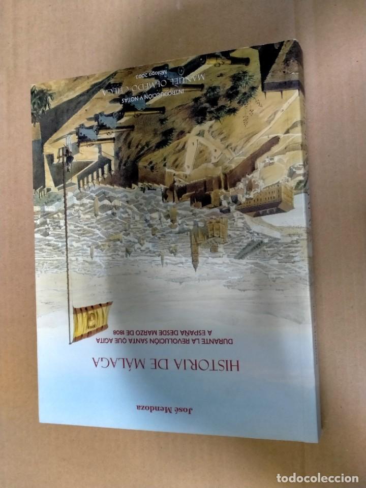 Libri di seconda mano: libro de historia de malaga de jose mendoza