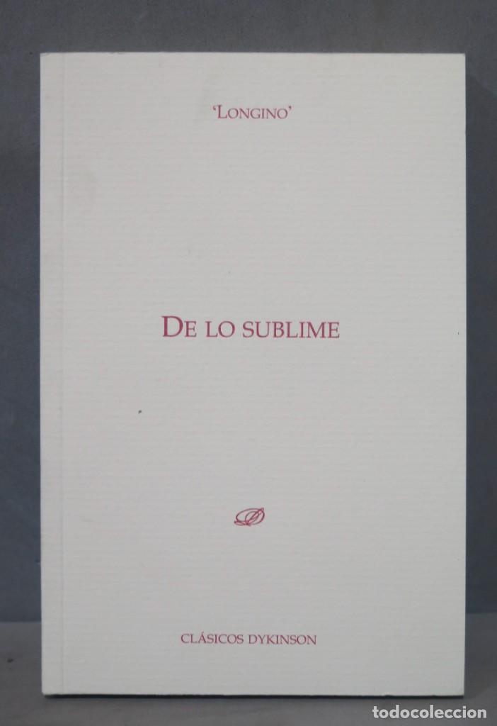 Libros de segunda mano: DE LO SUBLIME. LONGINO - Foto 1