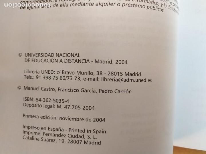 Libros de segunda mano: ELECTR&Oacute;NICA GENERAL: PR&Aacute;CTICAS Y SIMULACI&Oacute;N / VV.AA. / 2004. UNED / CONTIENE CD - Foto 3