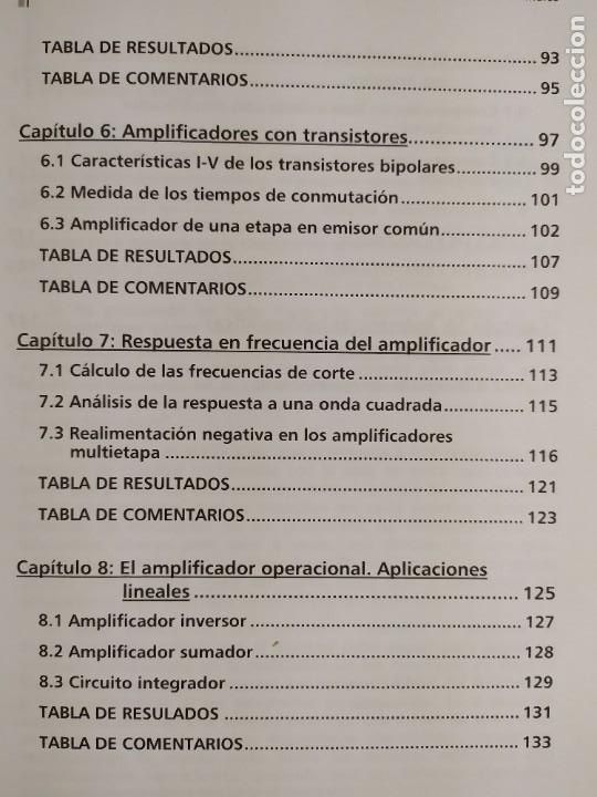 Libros de segunda mano: ELECTR&Oacute;NICA GENERAL: PR&Aacute;CTICAS Y SIMULACI&Oacute;N / VV.AA. / 2004. UNED / CONTIENE CD - Foto 6
