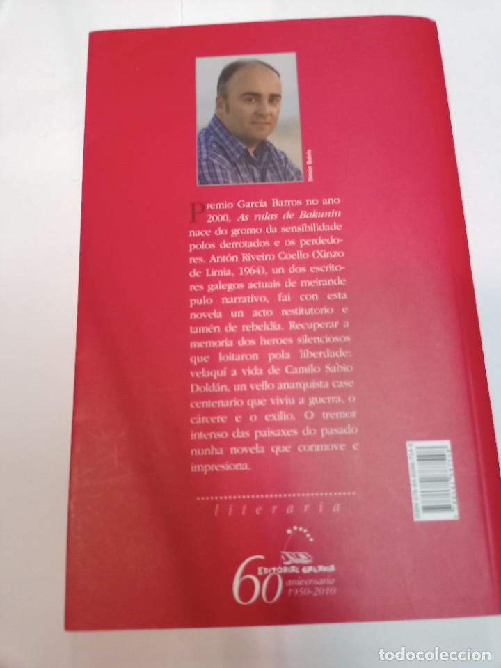 Libros de segunda mano: ANT&Oacute;N RIVEIRO COELLO As rulas de Bakunin (gallego) SA7770 - Foto 2