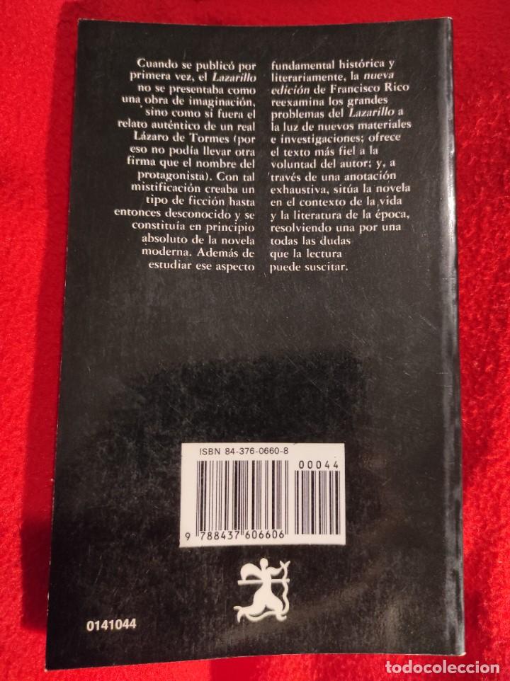 Libros de segunda mano: LAZARILLO DE TORMES - CATEDRA N&deg; 44 - Foto 2