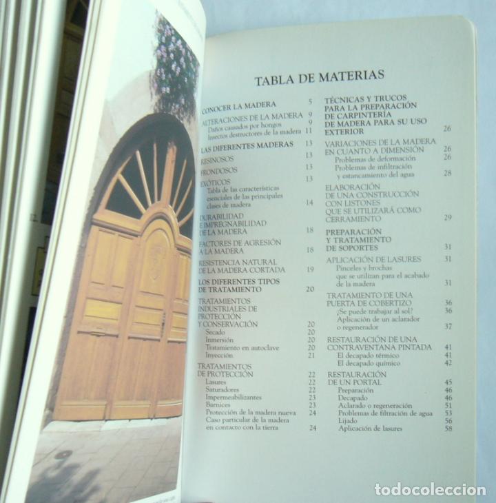 Libros de segunda mano: CONOCER Y TRATAR LA MADERA DE EXTERIOR - PHILIPPE BIERLING - Foto 2