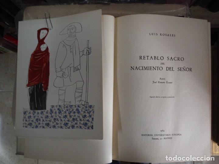 Libros de segunda mano: ROSALES, Luis. - RETABLO SACRO DEL NACIMIENTO DEL SE&Ntilde;OR - Foto 2