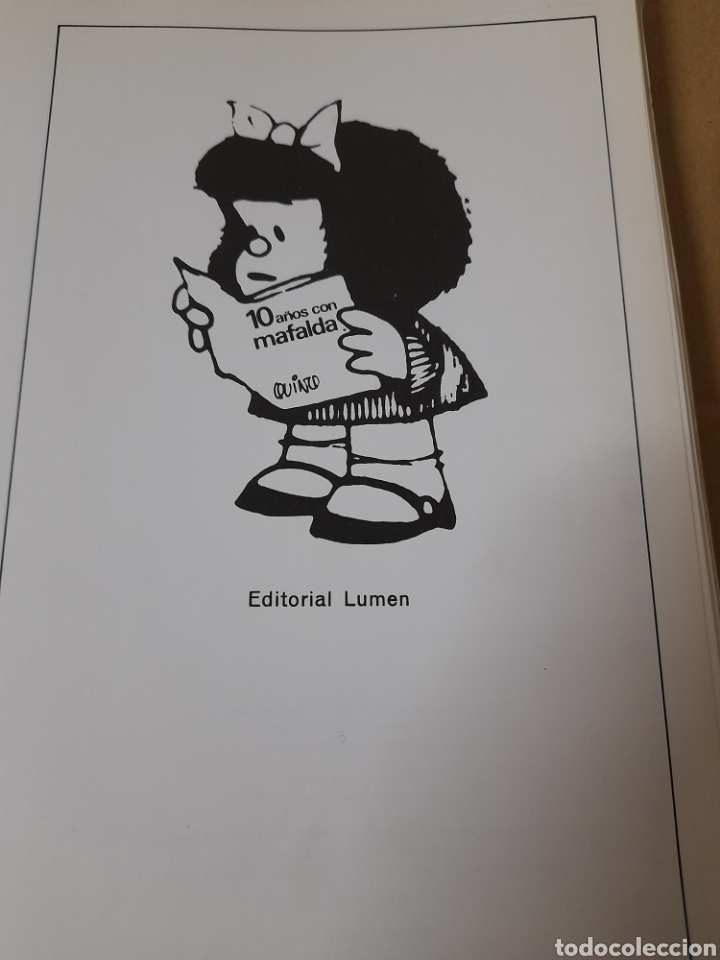 Libros de segunda mano: 10 a&ntilde;os de Mafalda, Editorial Lumen - Foto 3