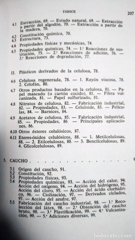 Libros de segunda mano: MANUAL DE PLASTICOS - C. CHAUSSIN - Foto 5