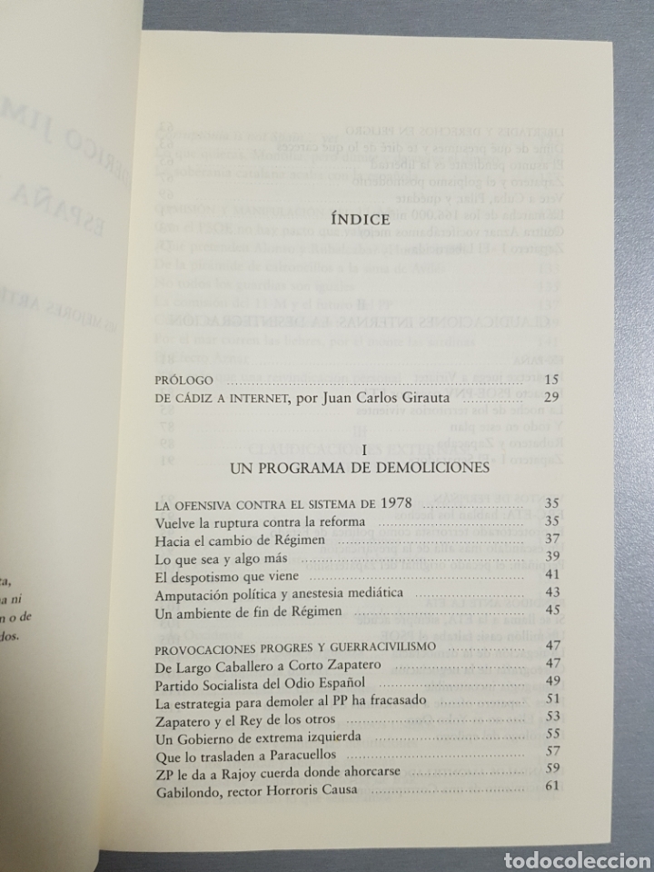 Libros de segunda mano: FEDERICO JIM&Eacute;NEZ LOSANTOS . ESPA&Ntilde;A Y LIBERTAD - Foto 3