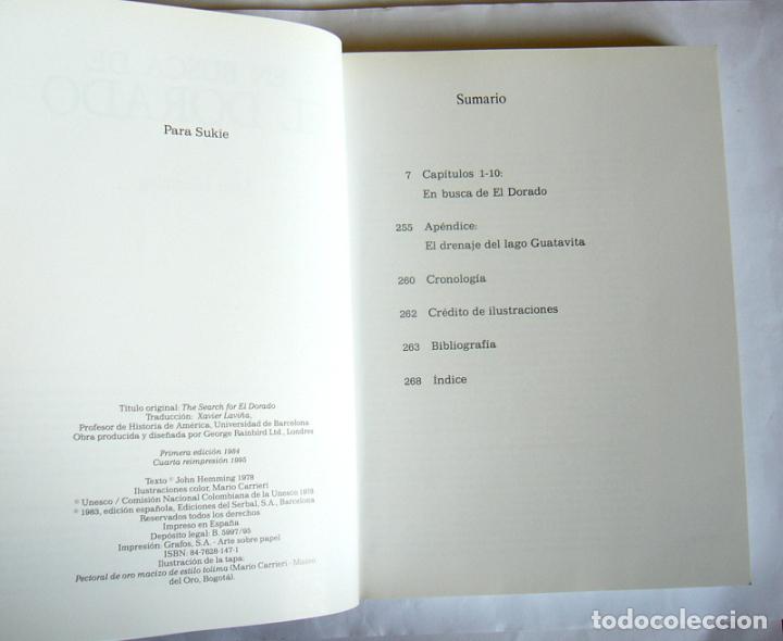 Libros de segunda mano: EN BUSCA DE EL DORADO - JOHN HEMMING - Foto 2