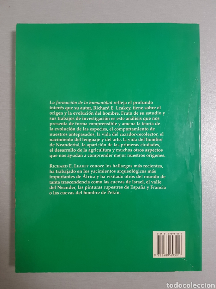 Libros de segunda mano: RICHARD E. LEAKEY . LA FORMACI&Oacute;N DE LA HUMANIDAD - Foto 2