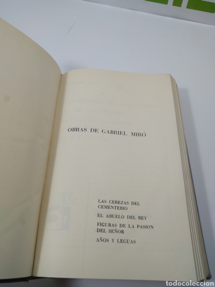 Libros de segunda mano: Gabriel Mir&oacute;. Editorial Vergara. 1956. - Foto 2
