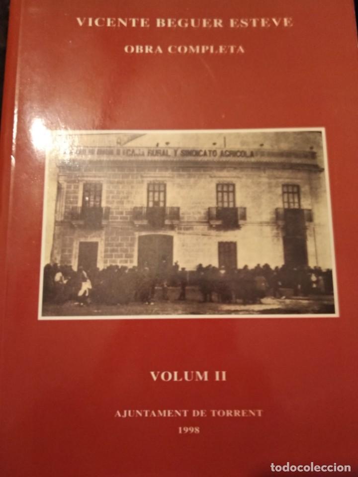 Libros de segunda mano: VICENTE BEGUER ESTEVE: OBRA COMPLETA - Foto 1