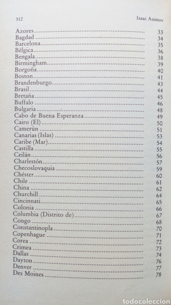Libros de segunda mano: Palabras en el mapa. Isaac Asimov. - Foto 4