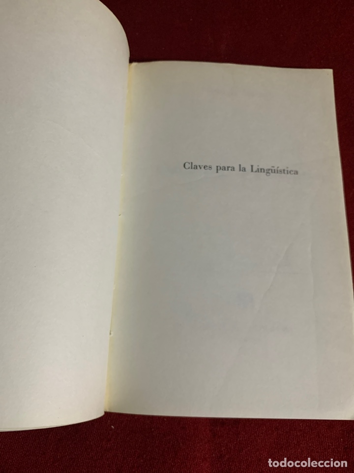 Libros de segunda mano: Claves para la ling&uuml;&iacute;stica. Georges Mounin. - Foto 4