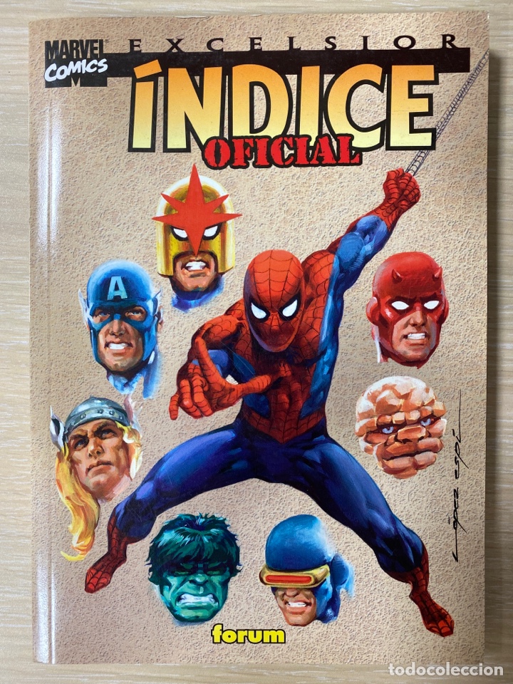 Libros de segunda mano: Libro - EXCELSIOR &Iacute;NDICE OFICIAL - MARVEL C&Oacute;MICS - Foto 1
