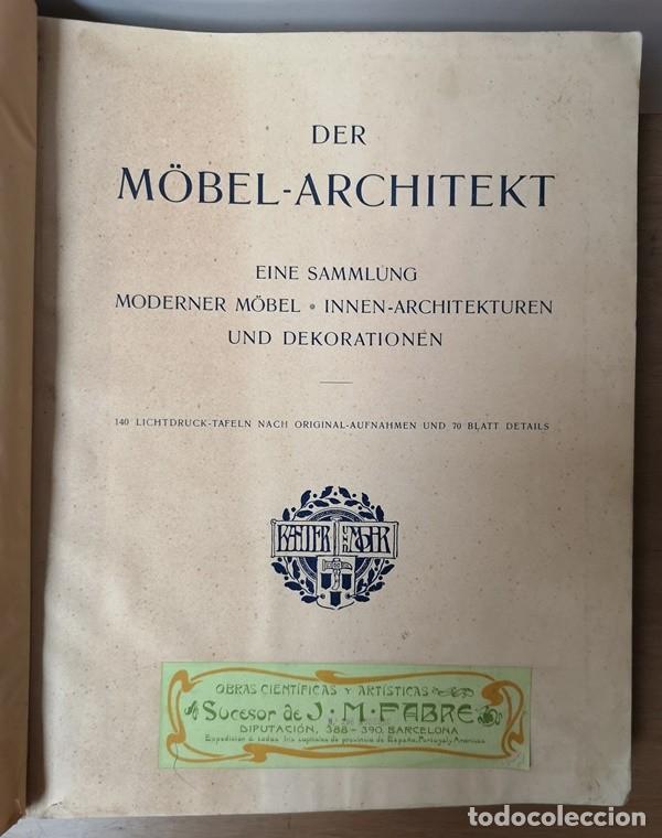Libros de segunda mano: Cat&aacute;logo Antiguo de Muebles Der M&ouml;bel Architekt - Foto 4