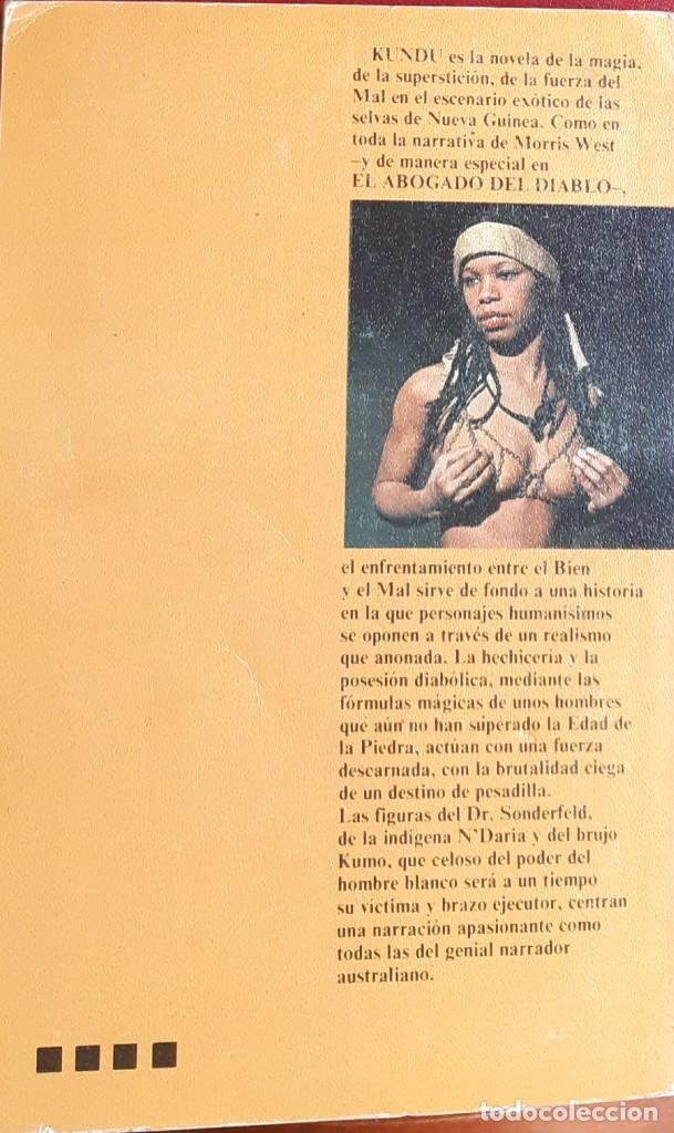 Libros de segunda mano: KUNDU POR MORRIS WEST - Foto 2