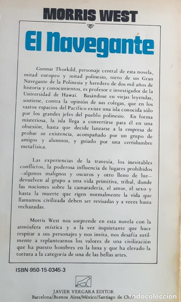 Libros de segunda mano: EL NAVEGANTE POR MORRIS WEST - Foto 2