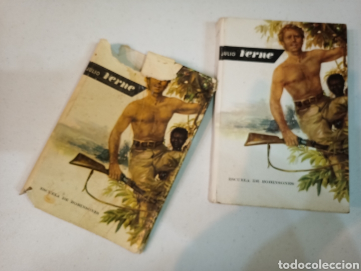 Libros de segunda mano: Julio Verne escuela de robinsones. Editorial molino - Foto 4