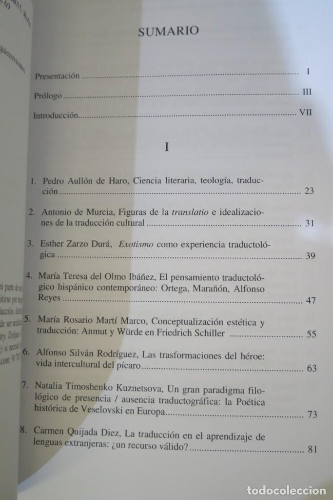 Libros de segunda mano: TRANSLATIO Y CULTURA. VV.AA - Foto 2