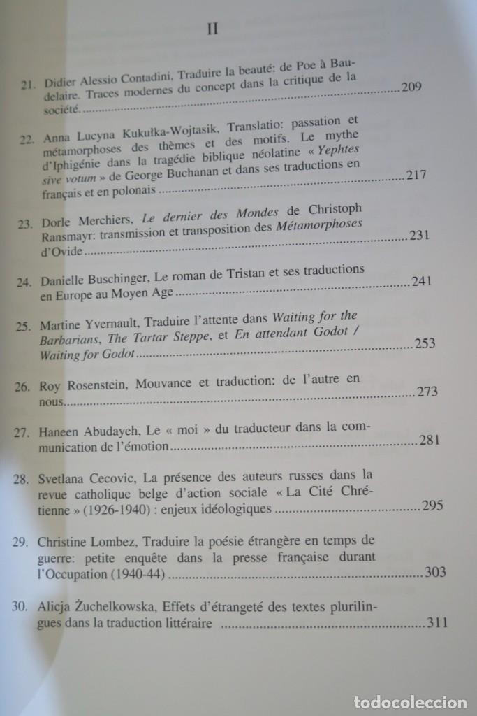 Libros de segunda mano: TRANSLATIO Y CULTURA. VV.AA - Foto 4