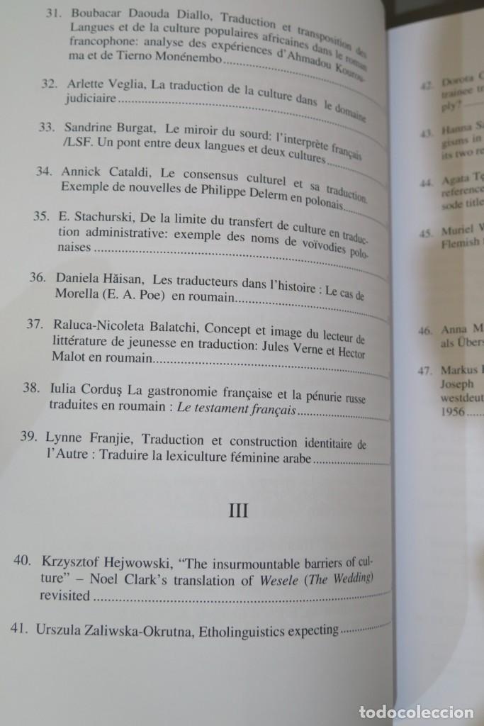 Libros de segunda mano: TRANSLATIO Y CULTURA. VV.AA - Foto 5