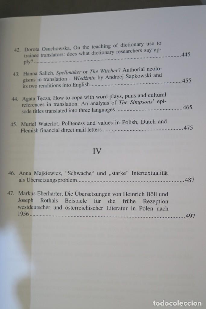 Libros de segunda mano: TRANSLATIO Y CULTURA. VV.AA - Foto 6