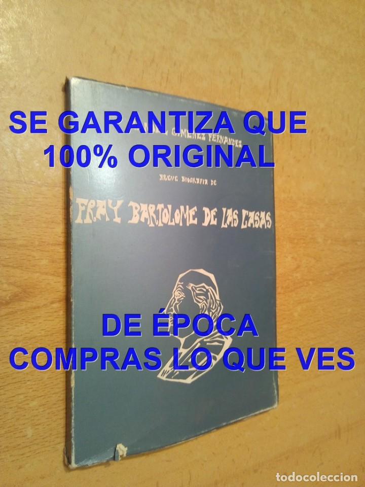 Libros de segunda mano: FRAY BARTOLOME DE LAS CASAS MANUEL GIMENEZ 2,99 U62 - Foto 1