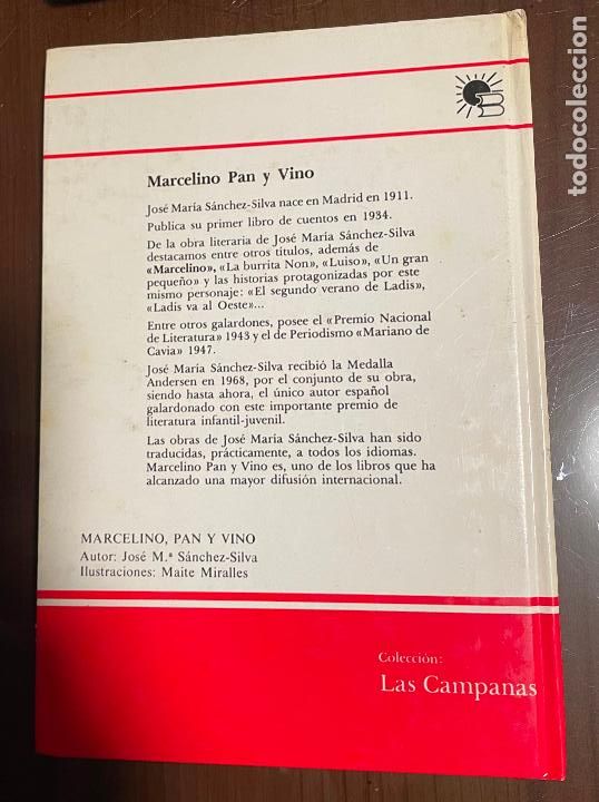 Libros de segunda mano: MARCELINO PAN Y VINO, Jose Maria Sanchez Silva - Foto 2