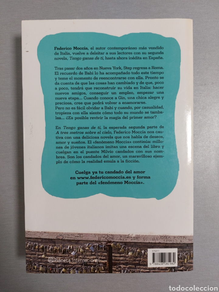 Libros de segunda mano: FEDERICO MOCCIA. TENGO GANAS DE TI - Foto 2